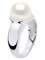 Pearline Srebrny pierścionek z perłą rozmiar: 52. Białe pierścionki Pearline, z perłą, srebrne. Za 413.99 zł.