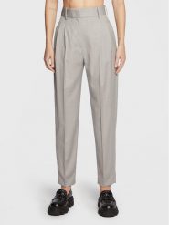 Fabiana Filippi Spodnie materiałowe PAD222W379 Szary Regular Fit. Szare spodnie materiałowe Fabiana Filippi, bez wzorów, z materiału. Za 2,089.00 zł.