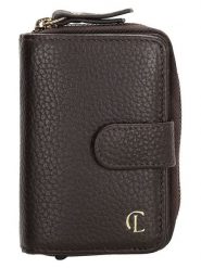 Charm Skórzany portfel w kolorze brązowym - 7 x 11 x 3 cm rozmiar: onesize. Brązowe portfele Charm, bez wzorów, z materiału. Za 108.99 zł.