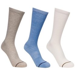 Skarpety Heathan Dla Dorosłych Unisex (zestaw 3 Sztuk). Białe skarpety Trespass, bez wzorów. Za 60.99 zł.