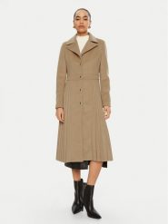 Rinascimento Płaszcz przejściowy CFC0121913003 Beżowy Regular Fit. Brązowe płaszcze Rinascimento, xs, bez wzorów, z syntetyku, bez kaptura. Za 579.99 zł.