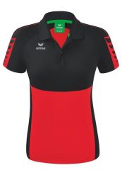 Damska koszulka polo Erima Six Wings. Czarne koszulki polo Erima, bez wzorów, z materiału, bez kołnierzyka, bez ramiączek. Za 172.00 zł.