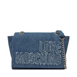 Torebka LOVE MOSCHINO. Niebieskie torebki klasyczne Love Moschino, bez wzorów, bez dodatków. Za 449.99 zł.