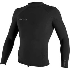 Docieplacz ONEILL Reactor-2 1.5mm L/S Top Black. Czarne topy O'Neill, l, bez wzorów, bez kołnierzyka, bez ramiączek. Za 403.00 zł.