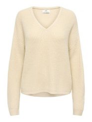 JDY Sweter "Evie" w kolorze beżowym rozmiar: M. Brązowe swetry JDY, m, bez wzorów, bez ramiączek. Za 104.95 zł.