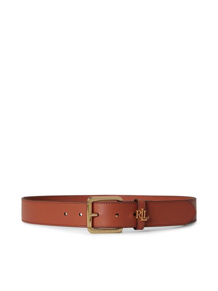 LAUREN RALPH LAUREN Pasek 412968765012 Brązowy. Brązowe paski Lauren Ralph Lauren, bez wzorów, ze skóry. Za 400.99 zł.