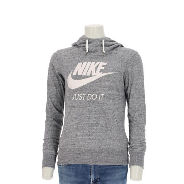 Second life - Nike bluza damska z kapturem - Stan bardzo dobry. Szare bluzy Nike, l, bez wzorów, z tkaniny, z kapturem. Za 106.46 zł.
