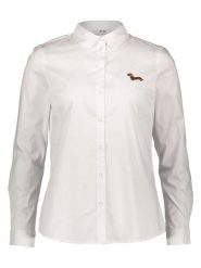 JDY Bluzka "Mio" w kolorze białym rozmiar: 42. Białe bluzki JDY, bez wzorów, bez kołnierzyka, bez ramiączek. Za 92.64 zł.