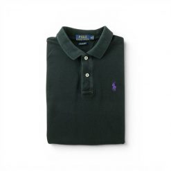 Second life - Polo Ralph Lauren damska krótki rękaw - Stan bardzo dobry. Czarne koszulki polo RALPH LAUREN, l, bez wzorów, z jeansu, bez kołnierzyka, bez ramiączek. Za 127.76 zł.