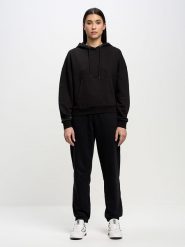 BIG STAR Bluza w kolorze czarnym rozmiar: M. Czarne bluzy Big Star, m, bez wzorów, z bawełny, z kapturem. Za 132.05 zł.