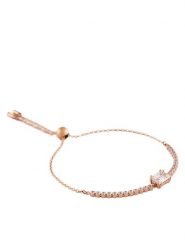 Swarovski Bransoletka Tennis Matrix 5730706 Biały. Białe bransoletki SWAROVSKI, metalowe. Za 549.99 zł.