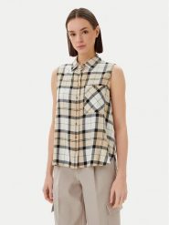 Barbour Koszula LSH1670SN51 Beżowy Regular Fit. Brązowe koszule Barbour, bez wzorów, z syntetyku, bez kołnierzyka, bez ramiączek. Za 249.99 zł.