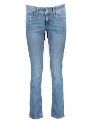 Pepe Jeans Dżinsy "Venus" - Slim fit - w kolorze błękitnym rozmiar: W27/L30. Niebieskie jeansy Pepe Jeans, l, z aplikacjami. Za 205.93 zł.