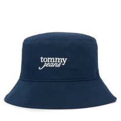 Kapelusz Tommy Jeans. Niebieskie kapelusze Tommy Jeans, bez wzorów, z jeansu. Za 169.99 zł.