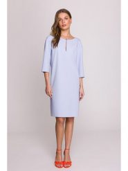 Stylove Sukienka w kolorze błękitnym rozmiar: S. Niebieskie sukienki Stylove, na co dzień, s, bez wzorów, bez kołnierzyka, bez ramiączek, midi, proste. Za 233.45 zł.
