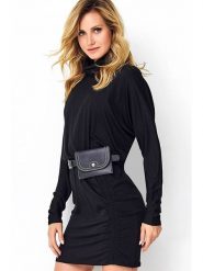 Made of emotion Sukienka w kolorze czarnym rozmiar: onesize. Czarne sukienki Made Of Emotion, bez wzorów, bez kołnierzyka, bez ramiączek, mini. Za 121.80 zł.