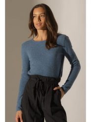 Perfect Cashmere Kaszmirowy sweter "Oprah" w kolorze niebieskim rozmiar: M. Niebieskie swetry Perfect Cashmere, m, bez wzorów, z kaszmiru, bez ramiączek. Za 266.01 zł.
