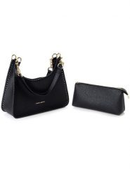 Vince Camuto Torebka "Procida" w kolorze czarnym - 34 x 17 x 13 cm rozmiar: onesize. Czarne torby na ramię Vince Camuto, bez wzorów, z materiału, na ramię, bez dodatków. Za 154.07 zł.