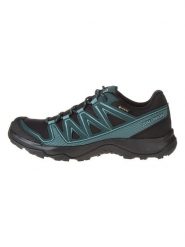 SALOMON Buty turystyczne "Kynthos GTX" w kolorze czarno-niebieskim rozmiar: 48. Czarne trekkingi Salomon, z gore-texu, outdoorowe. Za 255.34 zł.