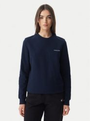 Tommy Jeans Bluza Ess Logo DW0DW22829 Granatowy Regular Fit. Niebieskie bluzy Tommy Jeans, l, bez wzorów, z bawełny, bez kaptura. Za 329.99 zł.