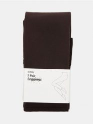 Legginsy z ociepleniem - brązowy. Brązowe legginsy Sinsay, l, bez wzorów. Za 39.99 zł.