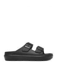 Roxy Klapki CEOWB-835120 Czarny. Czarne klapki Roxy, bez wzorów, z syntetyku, bez obcasa. Za 99.99 zł.