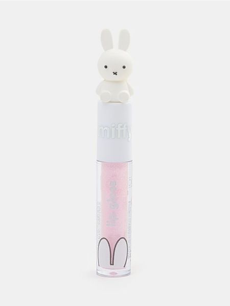 Błyszczyk do ust Miffy - różowy. Błyszczyki Sinsay. Za 12.99 zł.