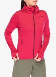 Bluza rozpinana damska La Sportiva Chill Thermal Hoody. Czerwone bluzy La Sportiva, l, bez wzorów, z materiału, bez kaptura. Za 588.49 zł.