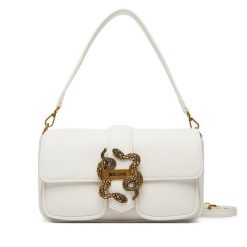 Torebka Just Cavalli. Białe torebki klasyczne Just Cavalli, bez wzorów, bez dodatków. Za 829.99 zł.