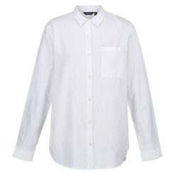 Koszula Damska Primevere. Białe koszule Regatta, xl, bez wzorów, z bawełny, bez kołnierzyka, bez ramiączek. Za 245.99 zł.