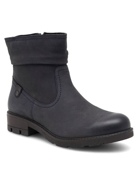 Go Soft Botki WI23-DEMETRA-20 Granatowy. Niebieskie botki GO SOFT, bez wzorów, ze skóry, bez obcasa, na płaskiej podeszwie, bez zapięcia. Za 259.99 zł.