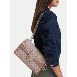 Torebka Nine West. Brązowe listonoszki Nine West, bez wzorów, bez dodatków. Za 329.99 zł.