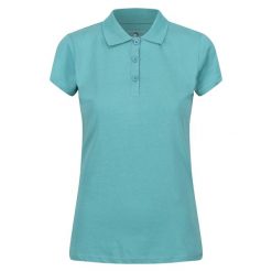 Damska Koszulka Polo Sinton. Niebieskie koszulki polo Regatta, bez wzorów, bez kołnierzyka, bez ramiączek. Za 57.99 zł.