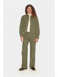 SAINT TROPEZ Dżinsy - Comfort fit - w kolorze oliwkowym rozmiar: XL. Brązowe jeansy Saint Tropez, xl, bez wzorów, z podwyższonym stanem. Za 158.10 zł.