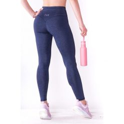 Granatowe legginsy sportowe damskie 2skin PUSH UP DARK NIGHT. Niebieskie legginsy 2SkIN, xs, bez wzorów, z elastanu. Za 62.99 zł.