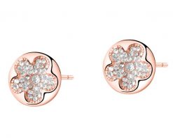 Kolczyki ze stali szlachetnej z kryształami - kwiat. Kolczyki Artelioni, ze stali. Za 139.00 zł.