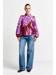 Rich & Royal Bluzka w kolorze fioletowym rozmiar: 40. Różowe bluzki Rich & Royal, bez wzorów, bez kołnierzyka, bez ramiączek. Za 263.95 zł.