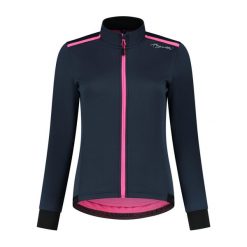Damska softshellowa kurtka Rogelli PESARA z oddychającym panelem na plecach. Czerwone kurtki sportowe Rogelli, s, bez wzorów, bez kaptura, rowerowe. Za 205.00 zł.