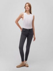 MAVI Dżinsy "Adriana" - Skinny fit - w kolorze antracytowym rozmiar: W33/L34. Czarne jeansy Mavi, l, bez wzorów. Za 104.95 zł.