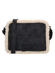 Beagles Torebka w kolorze czarnym - 22 x 17 x 8 cm rozmiar: onesize. Czarne torby na ramię Beagles, bez wzorów, z materiału, na ramię, bez dodatków. Za 65.45 zł.