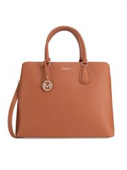 MEXX Torebka MEXX-B-004-06 Brązowy. Brązowe torebki klasyczne Mexx, bez wzorów, z materiału, bez dodatków. Za 229.99 zł.