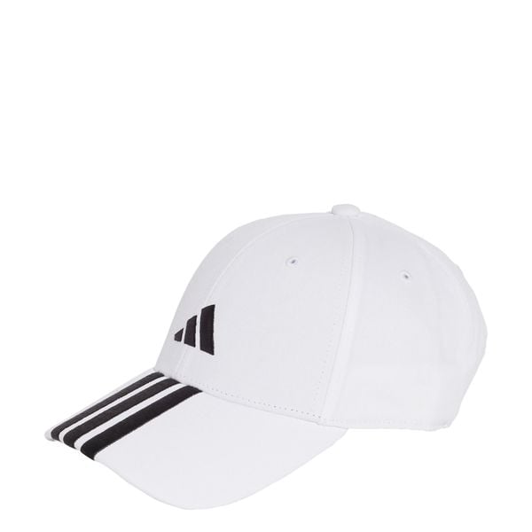 Czapka 3-Stripes New Logo Baseball. Białe czapki Adidas, bez wzorów, z bawełny. Za 89.95 zł.