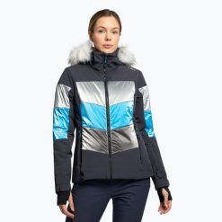 Kurtka narciarska damska CMP 30W0626 antracite. Szare kurtki narciarskie CMP, s, bez wzorów, bez kaptura, narciarskie. Za 679.99 zł.