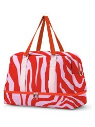 Puccini Torba podróżna w kolorze jasnoróżowo-czerwonym - 20 x 40 x 25 cm rozmiar: onesize. Czerwone torby na ramię Puccini, bez wzorów, z materiału, przez ramię, bez dodatków. Za 170.07 zł.