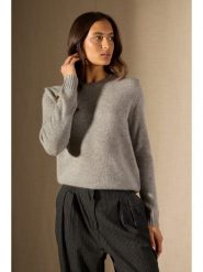 Perfect Cashmere Kaszmirowy sweter "Devezas" w kolorze jasnoszarym rozmiar: M. Szare swetry Perfect Cashmere, m, bez wzorów, z kaszmiru, bez ramiączek. Za 440.28 zł.