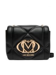 LOVE MOSCHINO Torebka JC4188PP0NLC0000 Czarny. Czarne torebki klasyczne Love Moschino, bez wzorów, ze skóry, bez dodatków. Za 879.99 zł.