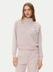 Guess Bluza V5RQ03 KCO90 Różowy Regular Fit. Czerwone bluzy Guess, l, z aplikacjami, z syntetyku, bez kaptura. Za 269.99 zł.
