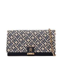 Torebka Tommy Hilfiger. Niebieskie torebki klasyczne TOMMY HILFIGER, bez wzorów, bez dodatków. Za 649.99 zł.