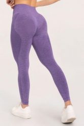 Legginsy fitness damskie Gym Glamour seamless. Fioletowe legginsy GYM GLAMOUR, l, bez wzorów, z materiału. Za 169.99 zł.