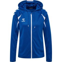 Damska bluza dresowa z kapturem Hummel Core 2.0. Białe bluzy Hummel, bez wzorów, z dresówki, z kapturem. Za 262.50 zł.